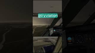 Extreme Crosswind! [30KTS] Fenix A320 at EGLL #msfs #msfs2020  #butterlanding #shorts