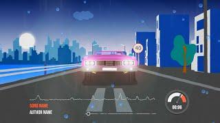 Car Jump Animation with Music Visualizer - After Effects Template