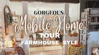 Cozy Mobile Home Tour: Fall Vibes & Rustic Decor