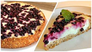 HEALTHY Pie with Berries and Yogurt [No Flour and Sugar] Simple Recipes