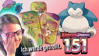 151 TROLLT mich | 3 neue Mini Tins = neues Glück? | Karmesin & Purpur 151 Opening 2024