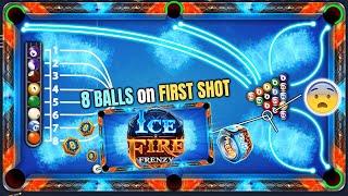 8 ball pool  8 Balls First Shot  Ice & Fire Frenzy GamingWithK