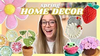 20+ CROCHET Spring Home Decor Ideas | Hooks and Heelers