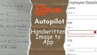 Create Full Employee Form in 2 Minutes Using UiPath Autopilot | AI-Powered App Development!| botsDNA