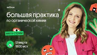 БОЛЬШАЯ практика по ОРГАНИЧЕСКОЙ химии - МЕГА-СТРИМ | ЕГЭ 2022 Химия | Таисия Фламель