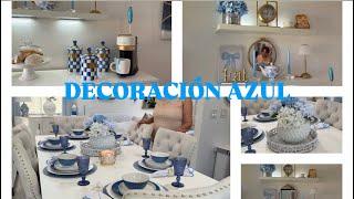  DECORAN CONMIGO  Decoración azul  Parte 2 El comedor y la estación del café 