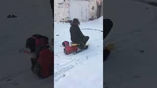 Снегокат с мотором отправляем по России