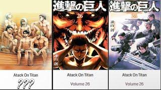 ALL Volumes of MANGA Attack on Titan 2020