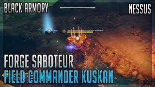 Field Commander Kuskan, Forge Saboteur - Nessus Patrol (Destiny 2 Black Armory)