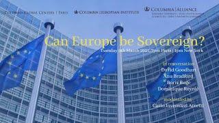 Can Europe be Sovereign?