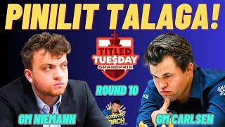 QUEEN SACRIFICE SI NIEMANN KAY MAGNUS! Championship Match! Niemann vs Carlsen! Titled Tuesday