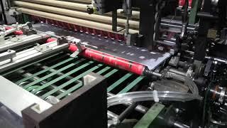 High speed automatic gift paper roll rewinding machine and wrapping machine