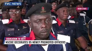 NSCDC Decorates 95 Newly Promoted Officers