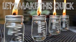 Upcycling Mason Jars