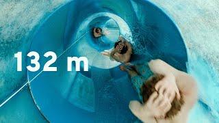 Längste Rutschbahn der Stadt Zürich - Freibad Heuried