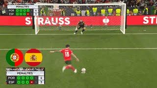  Portugal vs Spain (5-3) Full PENALTY-SHOOTOUT | Nations League FINAL!