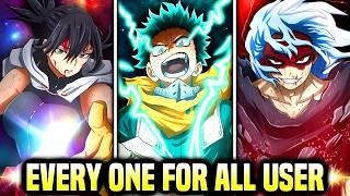 EVERY One For All Quirk & ALL Users In My Hero Academia EXPLAINED!