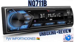 Radio Nakamichi para auto NQ711B, Unboxing + Review