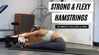 IMPROVE YOUR HAMSTRING FLEXIBILITY- 15 minute follow along