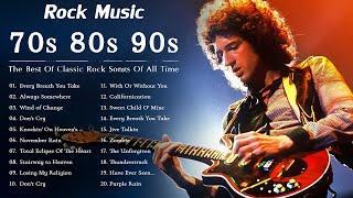 Queen, Nirvana, Led Zeppelin, Bon Jovi, Aerosmith, ACDC - Classic Rock Songs 70s 80s 90s Full Album