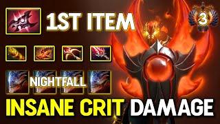 INSANE CRIT DAMAGE CARRY By Nightfall Dragon Knight Full Physical Build 100% Impossible to Tame Him