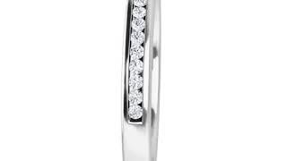 Channel Set Lab Grown Diamond Wedding Band