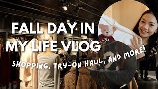 FALL DAY IN MY LIFE! ft. Hollister | Shopping, Haul, and more!