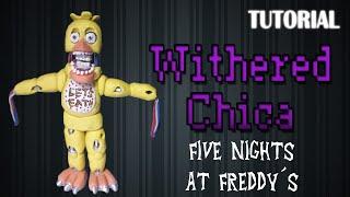 Tutorial Withered/Old Chica en Plastilina / FNaF / How to make a Withered/Old Chica with Clay