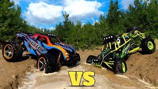 Wltoys 104009 vs Wltoys 12427 | Remote Control Car | RC Car in Mud