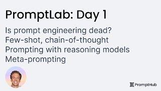 Prompting basics, reasoning models, and meta-prompting