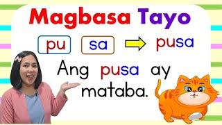 Filipino Reading Lesson | Pagsasanay sa Pagbasa | Compilation | Teacher Aya | Pantig | Pangungusap