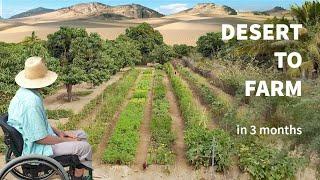 How He Turned Desert Sand Into Fertile Farm Land In 3 Months!