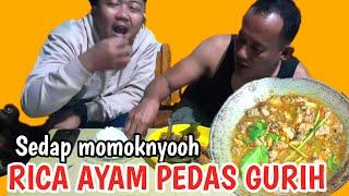 MAKAN RICA AYAM SEDAP GURIH MOMOKNYOOH