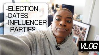 a weekly vlog // hard conversations, dates, election results, and more influencer parties