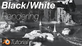 How to Render in Black and White in Blender