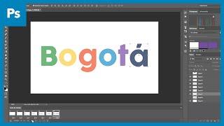 Hacer GIF de TEXTO en Photoshop CC