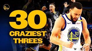 Stephen Curry's Top 30 CRAZY Threes 