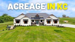 Inside A Private $1.1M New Home On Acreage Near Kansas City