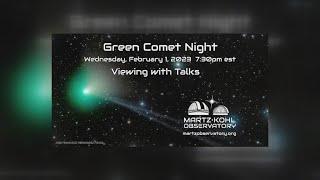 Green Comet viewing event at Martz Observatory