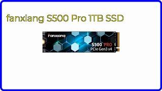 REVIEW (2024): fanxiang S500 Pro 1TB SSD. ESSENTIAL details.