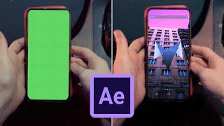 Как РЕАЛИСТИЧНО ЗАМЕНИТЬ ЭКРАН Трекинг и замена экрана Афтер Эффектс часть 2 ПОНЯТНЫЙ АЕ