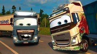  Euro Truck Simulator 2 - Morons On The Road #3 | Crash Compilation & Funny Moments!