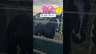 Star Stable Vs. Real Life  @StarStableOnline #shorts #starstable #horse