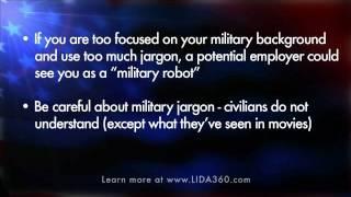 Job Search Tips: Webinar for Military Veterans Transitioning to Civilian Careers