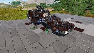 Empyrion - Galactic Survival(6.7.0) Боевая наземная платформа- настройка, тест(разносим базу дронов)