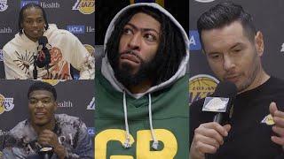 Lakers vs Blazers | Lakeshow Postgame Interviews x Highlights: AD, Quincy, Rui & Coach JJ Redick