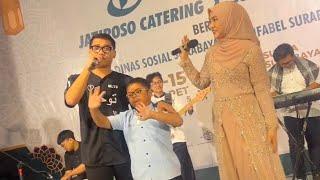 Happy Asmara Dan Gilga Sahid Di Acara Jatiroso Catering