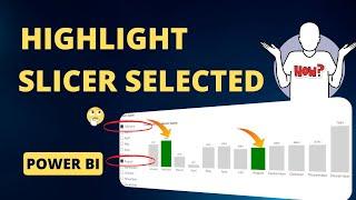 Highlight Bar/Column Chart with Slicer Selection!  Possible to Highlight, Not Filter with Slicer??