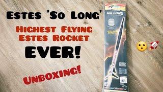 Estes New 'So Long' Pro Series Model Rocket- Highest Flyer EVER!