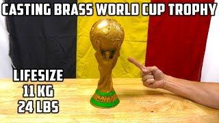Casting Brass World Cup Soccer Ball Trophy !!